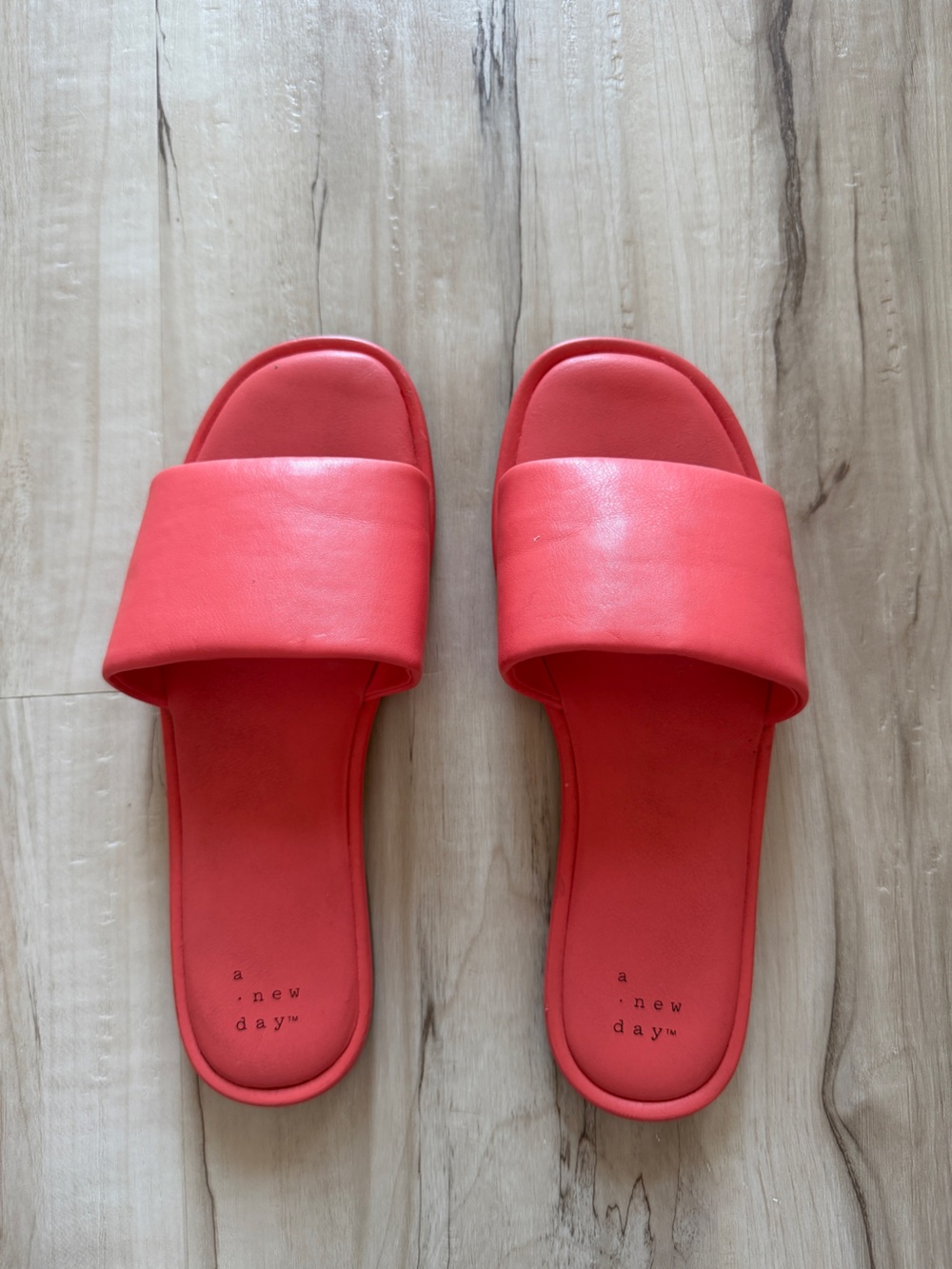 a new day Coral Slide Sandals with Wide Strap